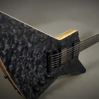 Manuel Ali Guitars X6 Custom Quilted Maple Explorer image 12