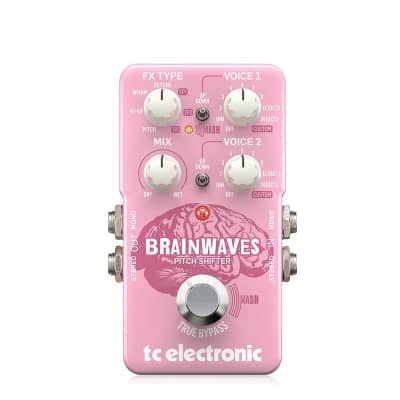 TC Electronic Brainwaves exceptional Pitch Shifter with Studio-Grade Algorithms, 4 Octave Dual Voices and Groundbreaking MASH Footswitch image 1