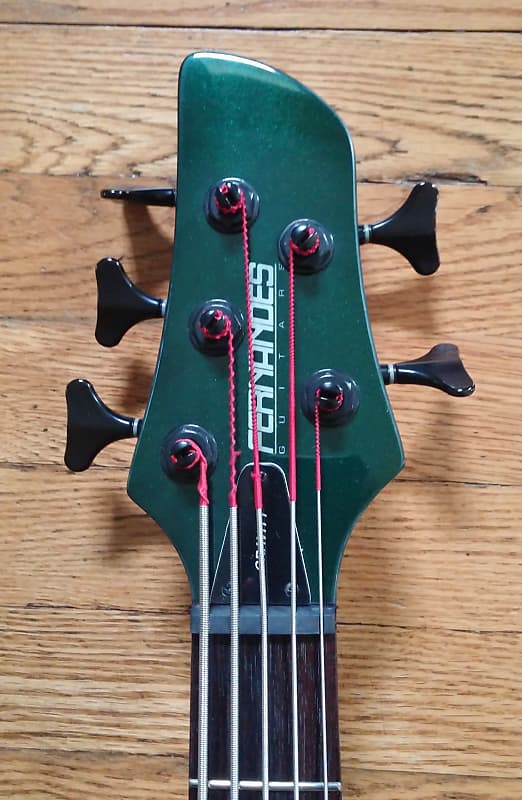 2009 Fernandes Gravity 5 Deluxe Green With OHSC Free