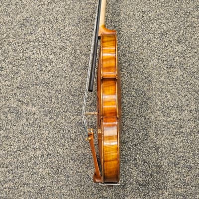D Z Strad Violin - Model 500 - Light Antique Finish Violin Outfit (One Piece Back) (4/4 Size) image 5
