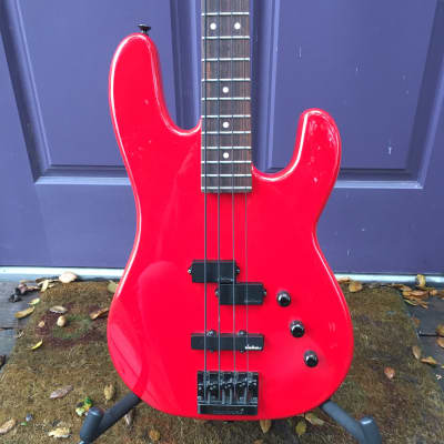 1986 Charvel 2B Electric Bass in Red - Made in Japan image 2