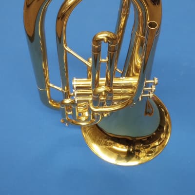 Castle Band Instruments Bb Marching Baritone Horn [CMB-LJTL-L - Brass Lacquer] image 4