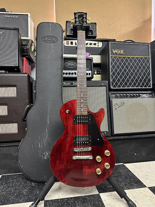 Gibson Les Paul Faded T 2017 - Worn Cherry W/ HSC | Reverb
