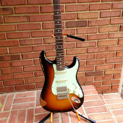 Xotic エキゾチック XSC-2 3-Tone Burst MOD Xotic California Classic XSC-2 Fiesta Red over 3-Tone Burst