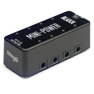 Stagg Blaxx BX-PWR-SUPPLY 9V Power Supply for 8 Guitar Effects Pedals, 9V image 3