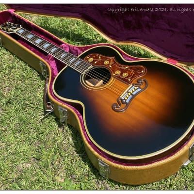 Vintage 1940 Gibson Super Jumbo 200 Acoustic guitar. Iconic pre-war singing cowboy SJ-200 J-200 Western beauty image 2