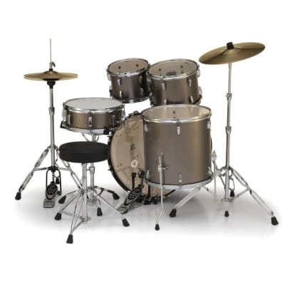 Pearl Roadshow 5 pc Set w/Hardware & Cymbals Bronze Metallic RS525SC/C707 image 11