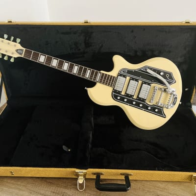 Eastwood Airline 59' Town & Country DLX Vintage Cream Deluxe Reissue image 10