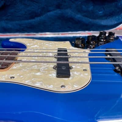 Fender Jazz Bass Deluxe 50th Anniversary SS Blue Sunburst Case USA 1996 image 11