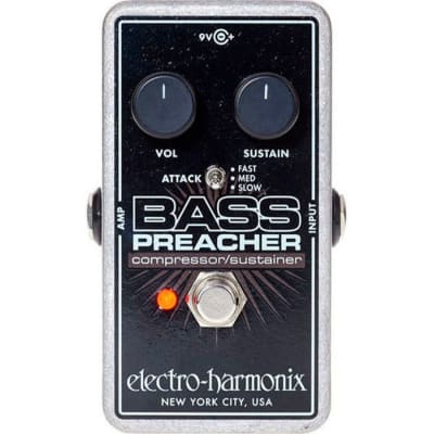 ベース electro-harmonix BASS PREACHER Electro-Harmonix Bass Preacher Compressor / Sustainer Pedal