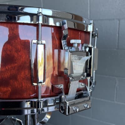 Ultra Rare 1987 Artist Owned Yamaha 1OOth Limited Centennial Edition 6.5x14" Bubinga Snare Drum image 3