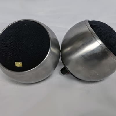 Anthony Gallo Acoustics Nucleus Micro Speakers Brushed Chrome Pair