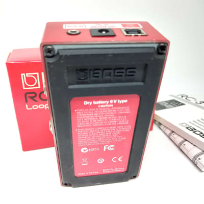 Boss RC-3 RC3 Loop Station 2011 - Present - Red - With Box / Manual etc image 6
