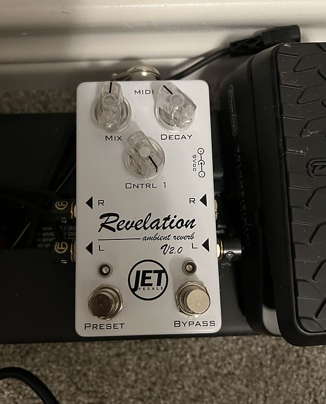 Jet Pedals Revelation V2.0 White Reverb