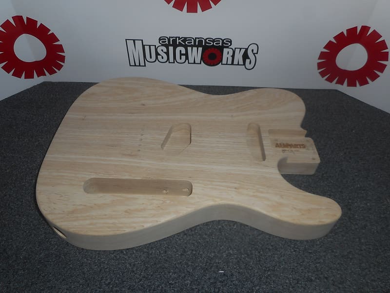 Allparts Fender Licensed Tele Body, 2-Piece Swamp Ash, Unfinished,  Traditional Routing, #TBAO