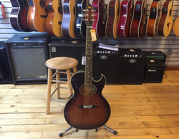 Washburn MONTEREY ARTIST-Aエレアコギター現状品 Washburn Monterey Artist Tobacco Sunburst - Free Shipping | Reverb