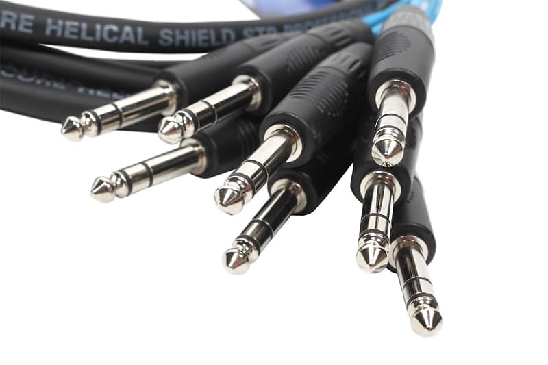 Elite Core 10' 25-pin D-Sub DB25 to 8 TRS Male 10ft Audio Cable Breakout Snake image 1