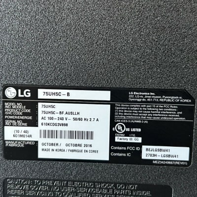 LG 75UH5C-B 75" Ultra HD Digital Signage Display Monitor #3935 (One) image 10