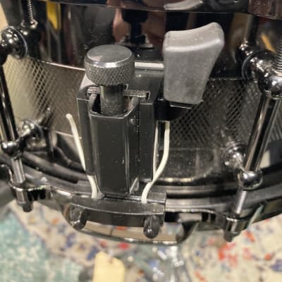 Jeff Ocheltree - 14x5.5" Heavy Metals 22, Limited Edition, Carbon Steel Snare Drum - Black/Black image 5