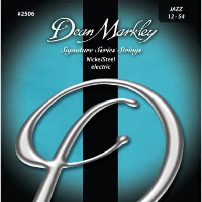 Dean Markley 2506 Jazz Signature Series Electric Guitar Strings 12-54, Nickel Steel for sale