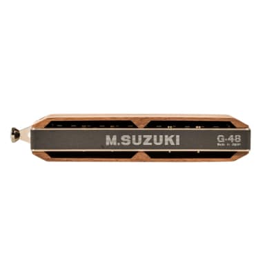 Suzuki G-48W-C Gregoire Maret Signature Model Wood Harmonica Key of C image 3