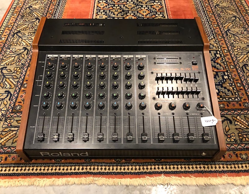 【希少】Roland ローランド mixing amplitier PA-250 Roland PA-250 Analog Mixing Desk (Serviced / Warranty) | Reverb