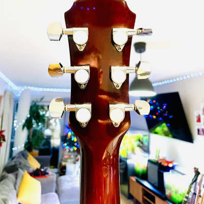 ARIA AFN-15CS Cherry Sunburst Acoustic Guitar (Fuzzworld