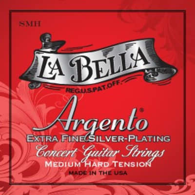 LA BELLA La Bella Argento Extra Fine Silver Plating | Muta di corde per chitarra classica SMH Tensione: Medio alta for sale