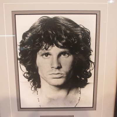 Autograph & Photo Jim Morrison 1967 Black image 3
