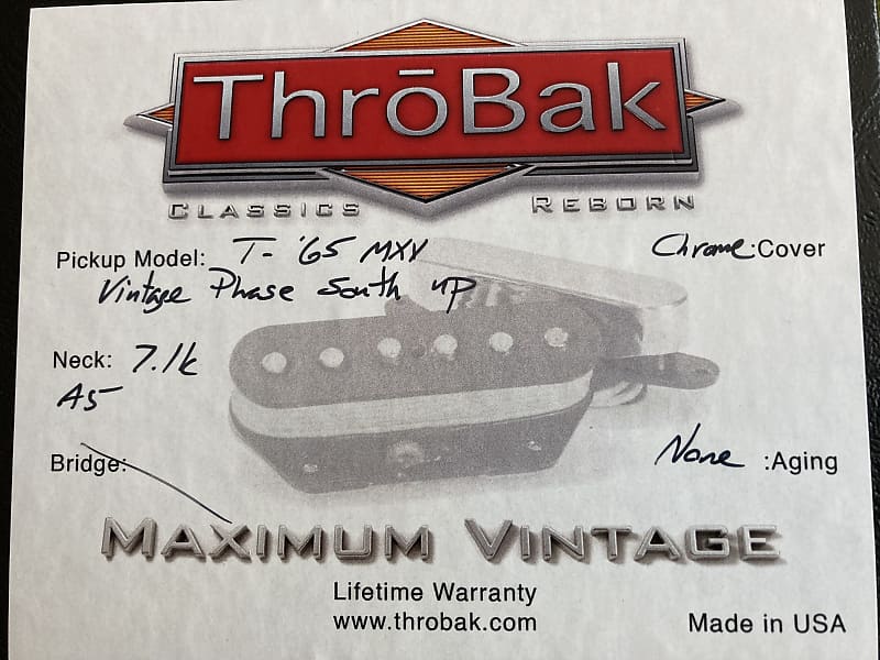 ThroBak T-'65 MXV 2022 | Reverb