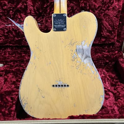 Fender Custom Shop Limited Edition 70th Anniversary Broadcaster Heavy Relic 2020 - Aged Nocaster Blonde image 2
