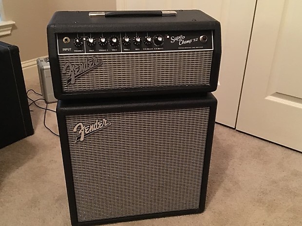 Fender Super Champ X2 Half Stack (Head and matching 112 Cabinet)