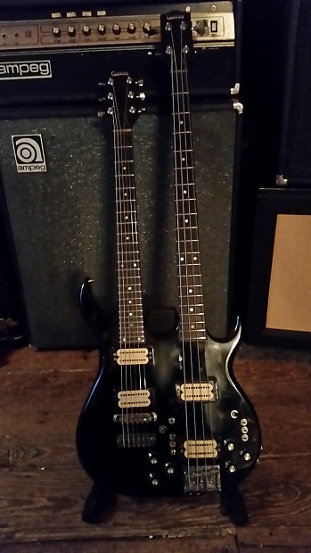 Rare Carvin DN640 6 4 Doubleneck Guitar and Bass