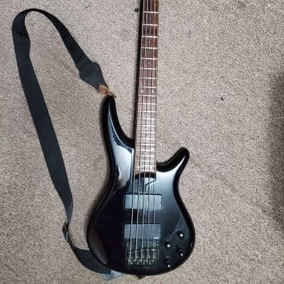 1999 MIJ Japanese Ibanez SDGR SR 885 5 String Active Bass Guitar 3 Band Vari-Mid EQ  with hard case image 2
