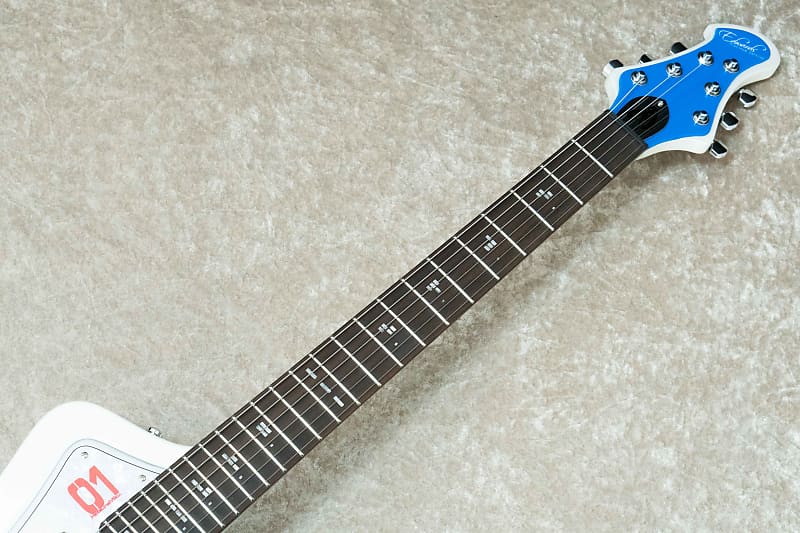 ギター E-STREAM Miku Custom  SNOW MIKU Edition Hatsune Miku Guitar E-STREAM-Miku-Custom SNOW MIKU Edition