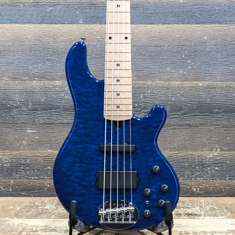 Lakland 55-94 Deluxe US Series Quilt Maple Top Blue