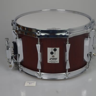 Sonor Phonic Plus D518x MR snare drum 14" x 8", Red Mahogany from 1989 image 1