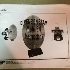 Interactive Light Dimension Beam 1990's Black image 3