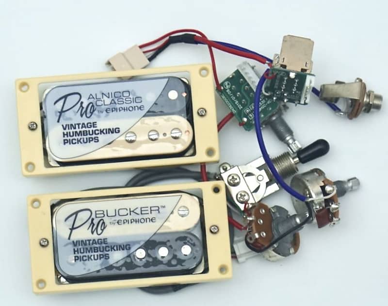 Epiphone Alnico 57 Classic Plus ProBucker Zebra Pickups With Reverb