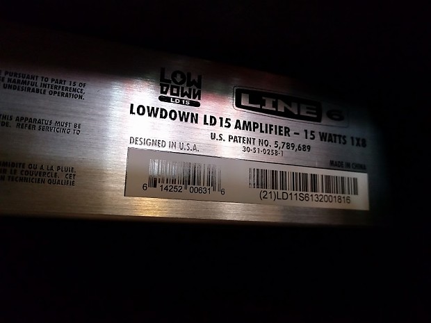 Line 6 Low Down LD 15 Bass Amp (used) | Reverb