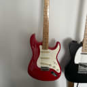 Squire Stratocaster by Fender Maple neck (made in Japan). Red