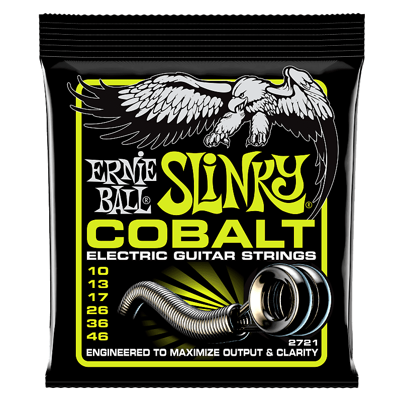 Ernie Ball Cobalt Regular Slinky Electric Guitar Strings 10-46 image 1