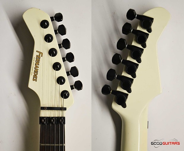 Fernandes FR-55 Left Handed 1986 White | Reverb Australia