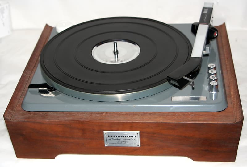 ELAC Miracord 10 H 16 33 45 78 RPM Turntable Record Player Germany  Pickering V-15 Cartridge Walnut