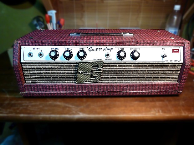 Guyatone GA-520 all tube, 10 watt head, Black/Red tolex Guyatone GA-520 all tube, 10 watt head, Black/Red tolex
