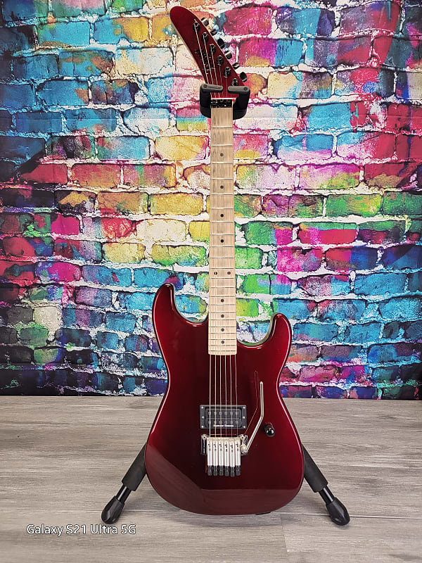 2022 KNE KNUCKLEHEAD AXES/Strat, Candy Red over black Reverb