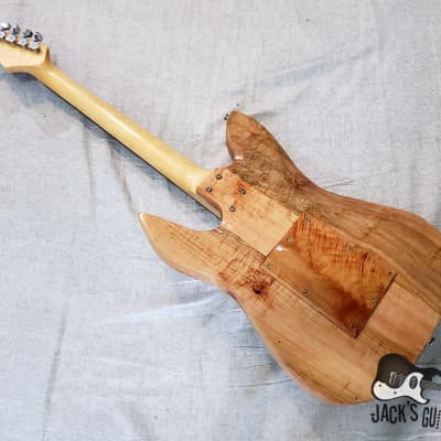 Home Brewed "Strat-o-Beast" Electric Guitar w/ Ric Pups (Natural Gloss Exotic Wood) image 22