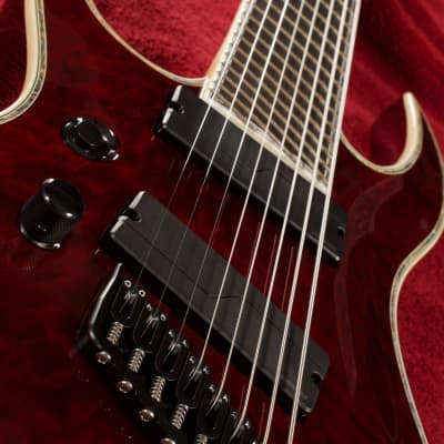 B.C. Rich Shredzilla 8 Prophecy Archtop Fanned Frets Left Handed Black Cherry SZA824FFBCLH 2020 image 7