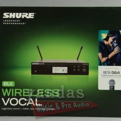 Shure BLX24R/B58 Handheld Wireless Microphone System | H9 image 1