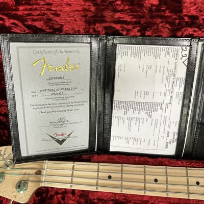 Fender Custom Shop Vintage Custom '57 Time Capsule Package Precision Bass - Wide Fade 2 Color Sunburst image 8